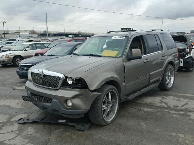 5LMEU68HX3ZJ27256 - 2003 LINCOLN AVIATOR TAN photo 2