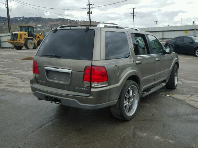 5LMEU68HX3ZJ27256 - 2003 LINCOLN AVIATOR 棕色 照片 4