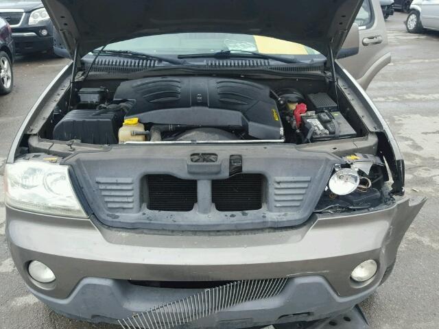 5LMEU68HX3ZJ27256 - 2003 LINCOLN AVIATOR 棕色 照片 7