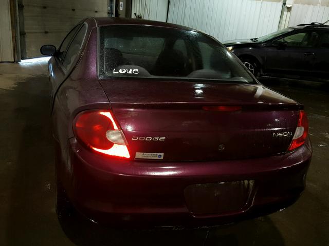 1B3ES46C1YD554078 - 2000 DODGE NEON BASE PURPLE photo 3