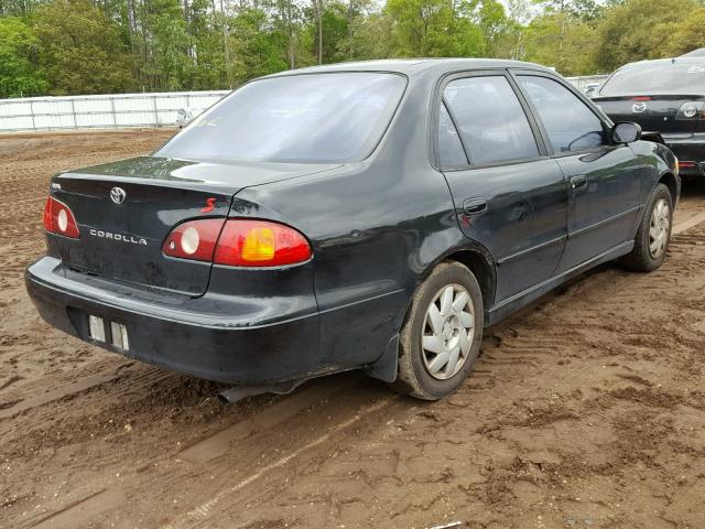 2T1BR12E61C434184 - 2001 TOYOTA COROLLA CE BLACK photo 4