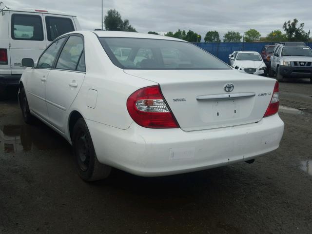 4T1BE32K53U165481 - 2003 TOYOTA CAMRY LE WHITE photo 3