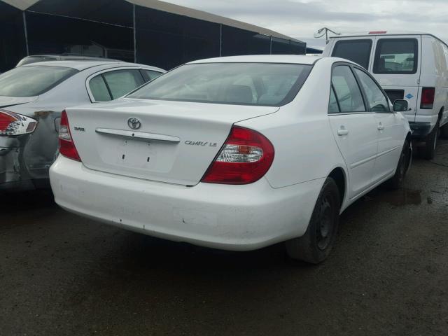 4T1BE32K53U165481 - 2003 TOYOTA CAMRY LE WHITE photo 4
