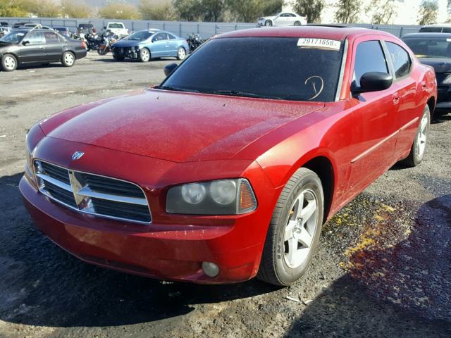 2B3KA43G06H372806 - 2006 DODGE CHARGER SE RED photo 2