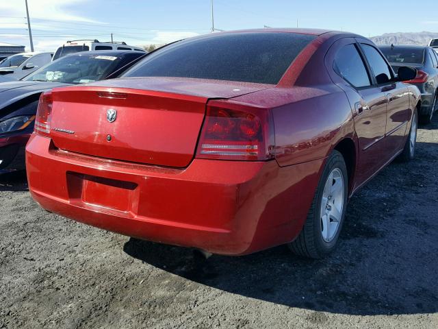 2B3KA43G06H372806 - 2006 DODGE CHARGER SE RED photo 4