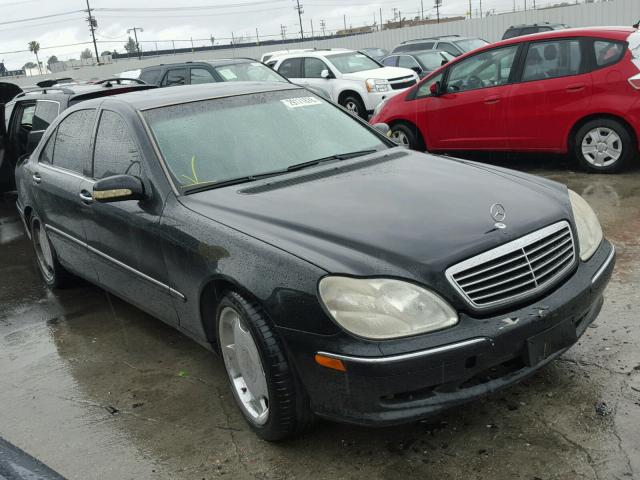 WDBNG75J71A220581 - 2001 MERCEDES-BENZ S 500 BLACK photo 1