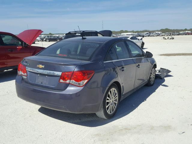 1G1PH5SB8D7183933 - 2013 CHEVROLET CRUZE ECO BLUE photo 4