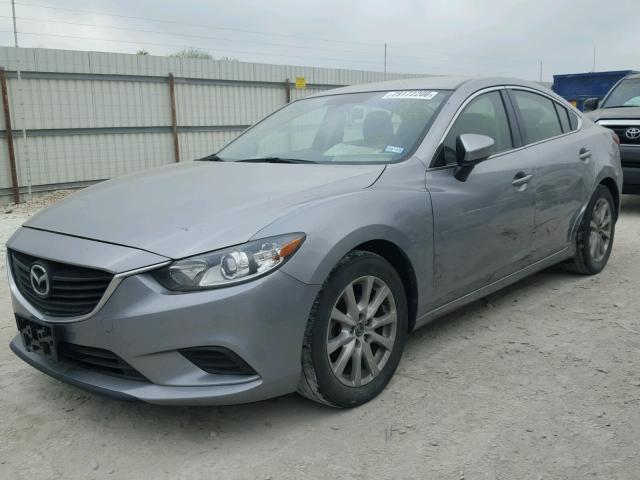 JM1GJ1U63E1124958 - 2014 MAZDA 6 SPORT SILVER photo 2