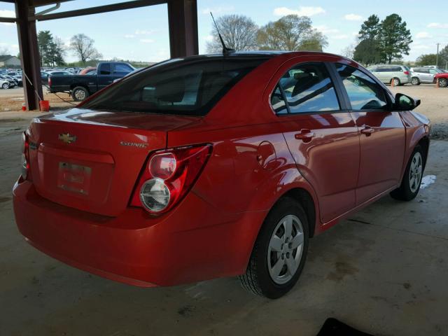 1G1JA5SH9D4172245 - 2013 CHEVROLET SONIC LS 橙色 照片 4