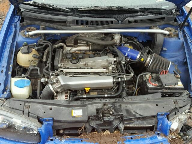 9BWKE61J434078935 - 2003 VOLKSWAGEN GTI 20TH A BLUE photo 7