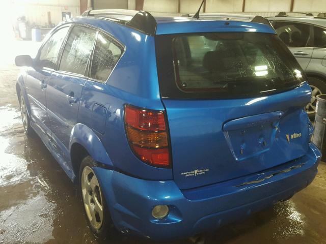 5Y2SL67887Z442688 - 2007 PONTIAC VIBE BLUE photo 3