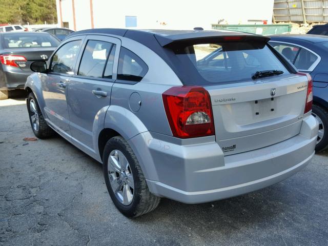 1B3CB4HA0AD607779 - 2010 DODGE CALIBER SX SILVER photo 3