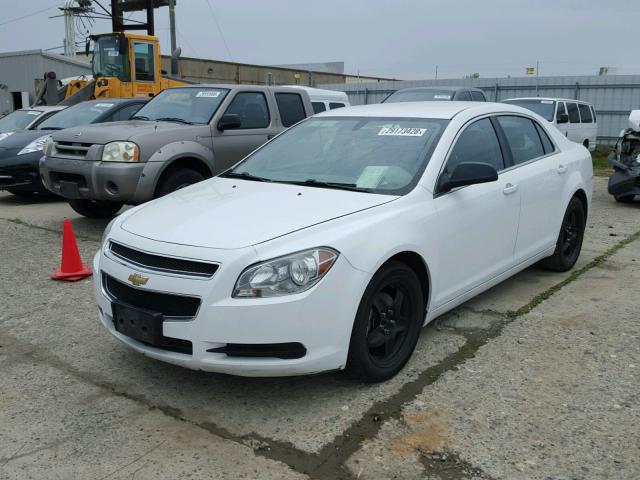1G1ZA5EUXBF342125 - 2011 CHEVROLET MALIBU LS თეთრი ფოტო 2