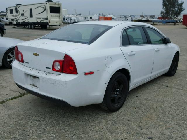1G1ZA5EUXBF342125 - 2011 CHEVROLET MALIBU LS თეთრი ფოტო 4