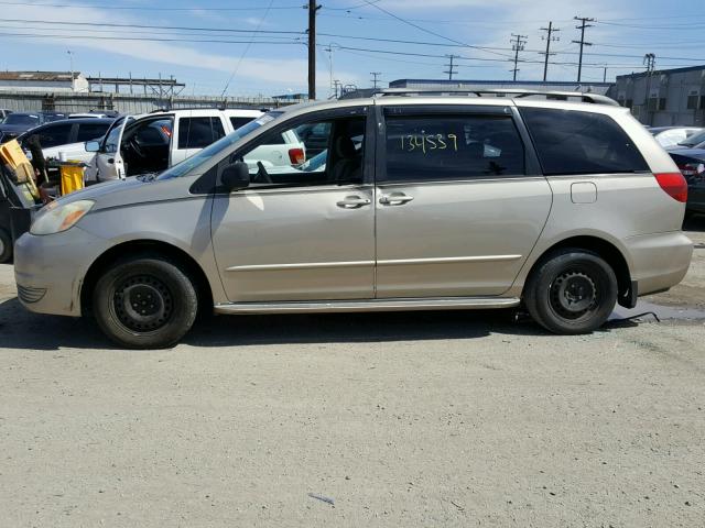 5TDZA23C44S033141 - 2004 TOYOTA SIENNA CE GOLD photo 9