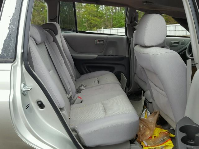 JTEGP21A950047723 - 2005 TOYOTA HIGHLANDER SILVER photo 6