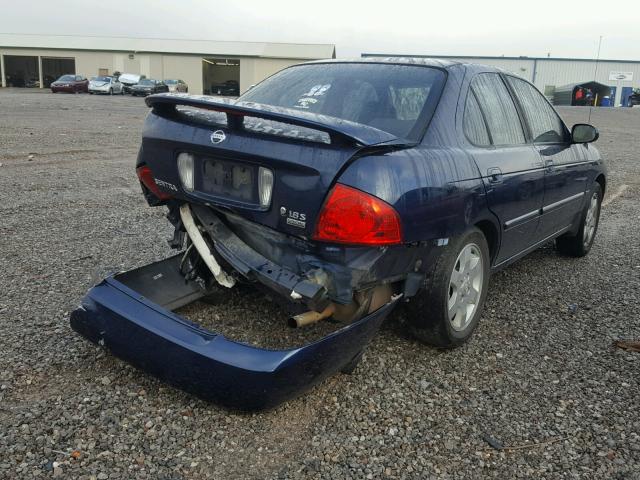 3N1CB51D65L472044 - 2005 NISSAN SENTRA 1.8 BLUE photo 4