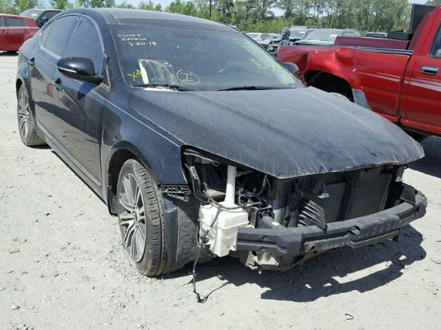 KNALN4D70E5149237 - 2014 KIA CADENZA PR BLACK photo 1