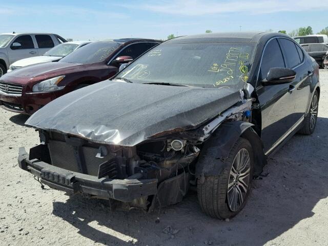 KNALN4D70E5149237 - 2014 KIA CADENZA PR BLACK photo 2