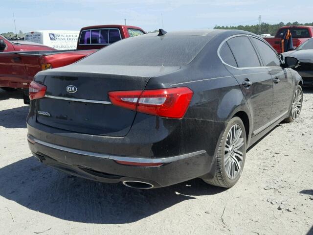 KNALN4D70E5149237 - 2014 KIA CADENZA PR BLACK photo 4