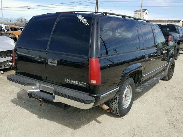 3GNFK16R6XG248850 - 1999 CHEVROLET SUBURBAN K BLACK photo 4