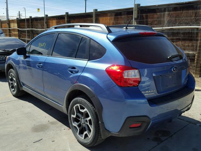 JF2GPABC0G9258534 - 2016 SUBARU CROSSTREK BLUE photo 3