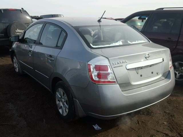 3N1AB6AP5AL642668 - 2010 NISSAN SENTRA 2.0 SILVER photo 3