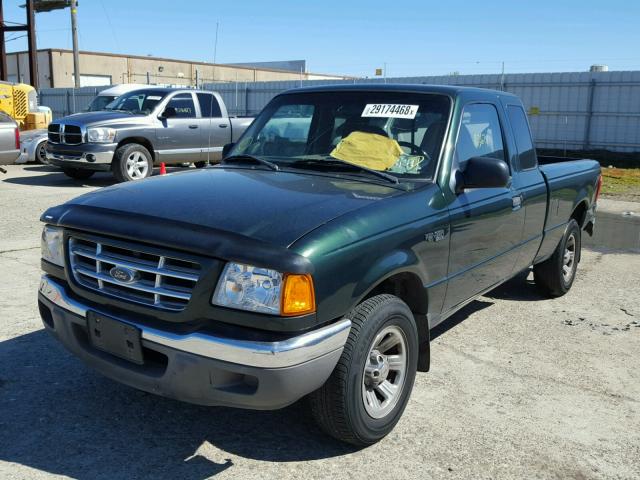 1FTYR14D62PA26852 - 2002 FORD RANGER SUP GREEN photo 2