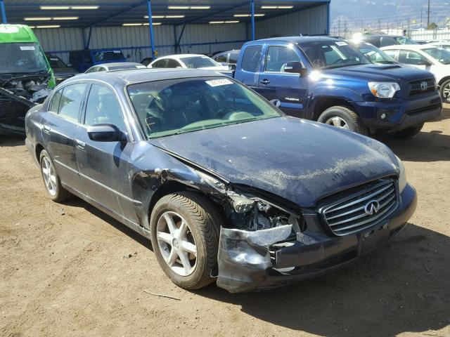 JNKBF01A84M501035 - 2004 INFINITI Q45 BLUE photo 1