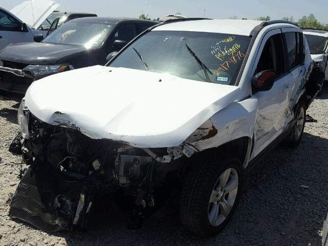 1C4NJCBAXGD567541 - 2016 JEEP COMPASS SP WHITE photo 2