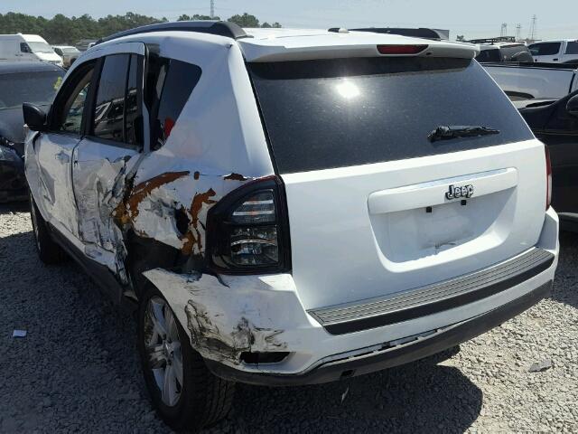 1C4NJCBAXGD567541 - 2016 JEEP COMPASS SP WHITE photo 3