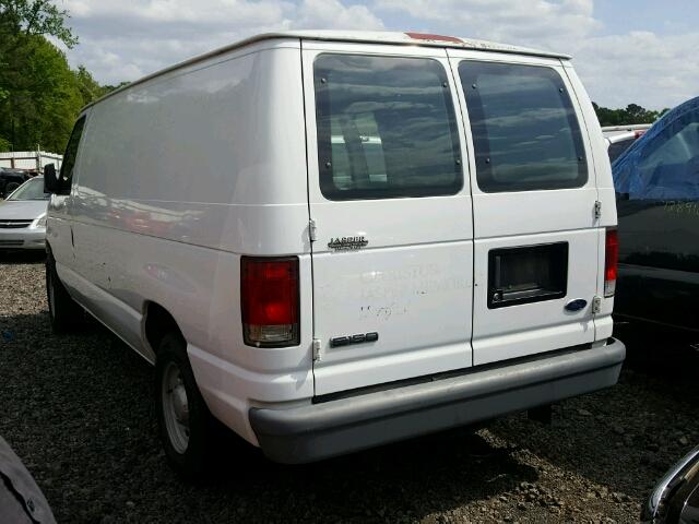 1FTRE14W76DB34230 - 2006 FORD ECONOLINE WHITE photo 3