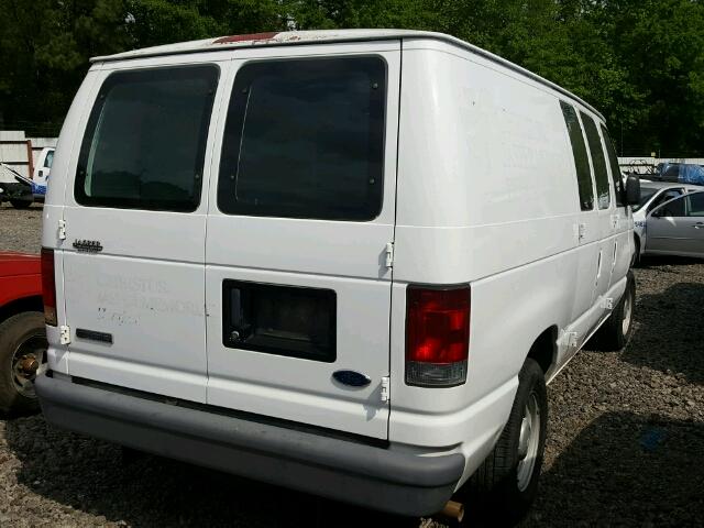 1FTRE14W76DB34230 - 2006 FORD ECONOLINE WHITE photo 4