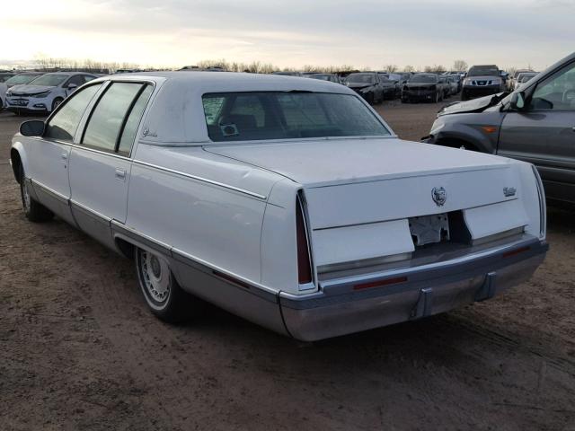 1G6DW52P4TR701621 - 1996 CADILLAC FLEETWOOD WHITE photo 3