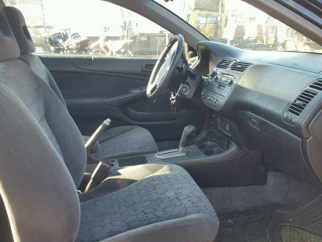 1HGEM22942L035175 - 2002 HONDA CIVIC EX Qara foto 5