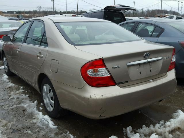 4T1BE32K03U217888 - 2003 TOYOTA CAMRY LE TAN photo 3