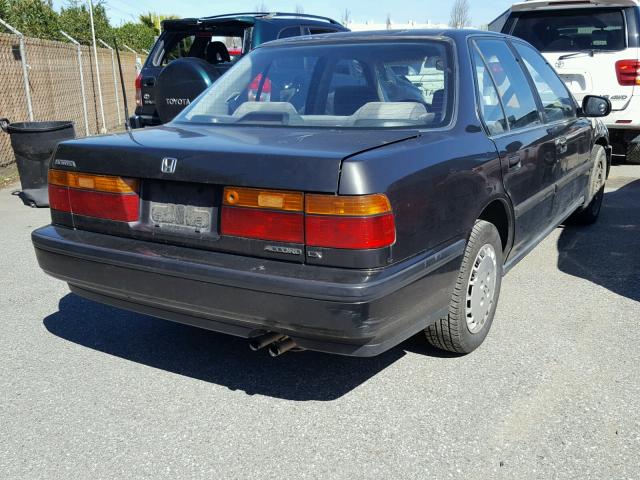 1HGCB7658MA222631 - 1991 HONDA ACCORD LX BLACK photo 4