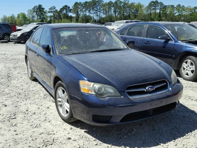 4S3BL616457218205 - 2005 SUBARU LEGACY 2.5 BLUE photo 1