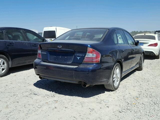 4S3BL616457218205 - 2005 SUBARU LEGACY 2.5 BLUE photo 4