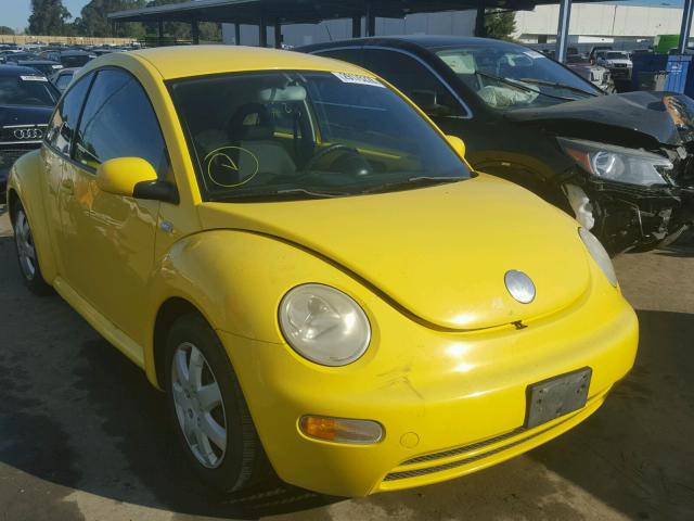 3VWBK21C42M445121 - 2002 VOLKSWAGEN NEW BEETLE 黄色 照片 1