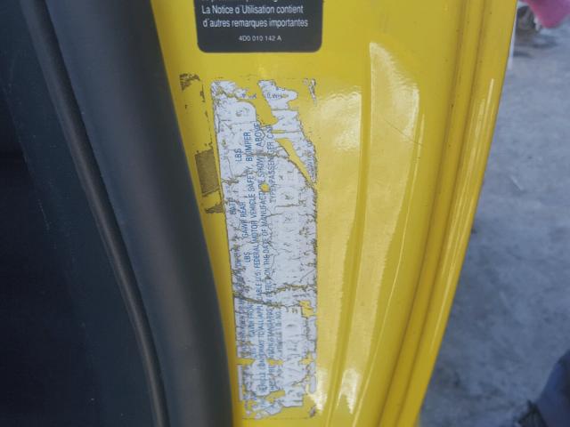 3VWBK21C42M445121 - 2002 VOLKSWAGEN NEW BEETLE 黄色 照片 10