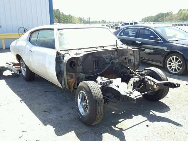 136370R259479 - 1970 CHEVROLET CHEVELL WHITE photo 1