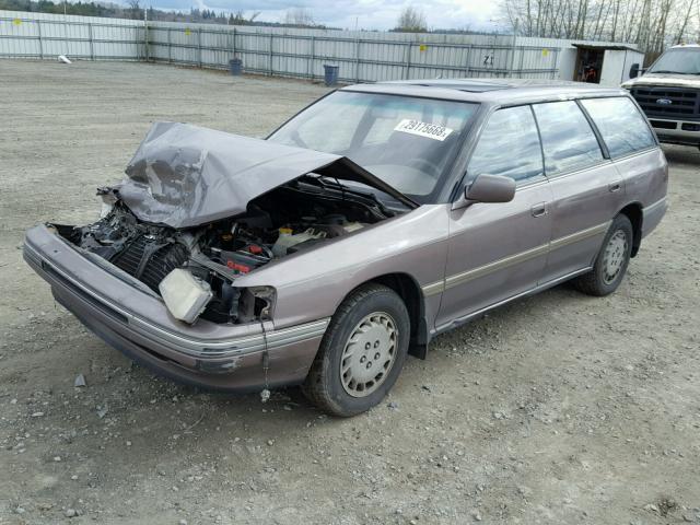 JF2BJ65C8LG930107 - 1990 SUBARU LEGACY LS BROWN photo 2