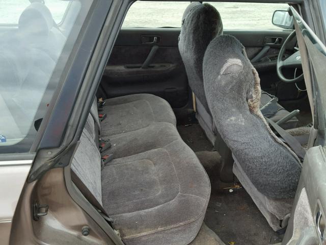 JF2BJ65C8LG930107 - 1990 SUBARU LEGACY LS BROWN photo 6