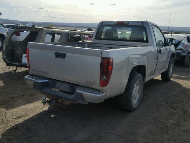 1GTCS149088142898 - 2008 GMC CANYON TAN photo 4