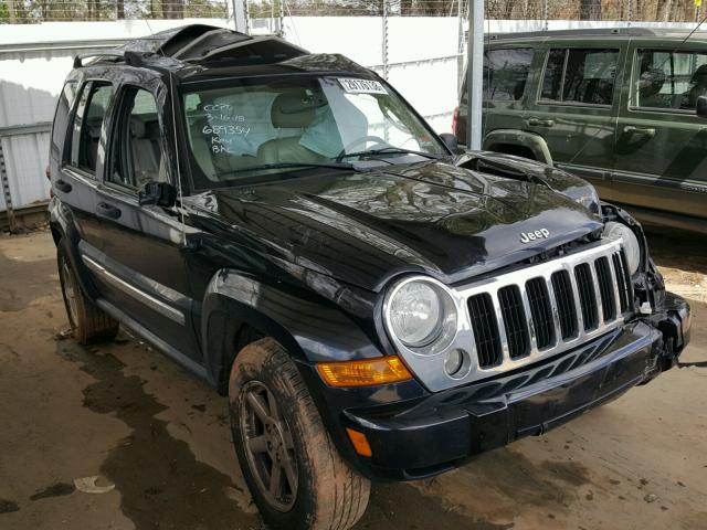 1J8GL58K65W689354 - 2005 JEEP LIBERTY LI BLACK photo 1