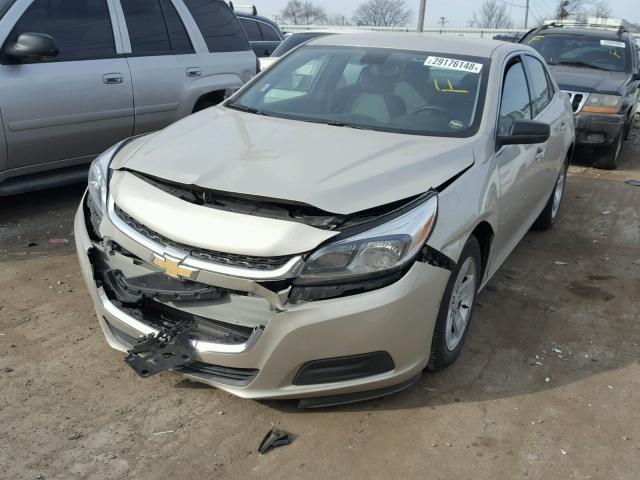 1G11B5SL9FF195890 - 2015 CHEVROLET MALIBU LS Qəhvəyi foto 2