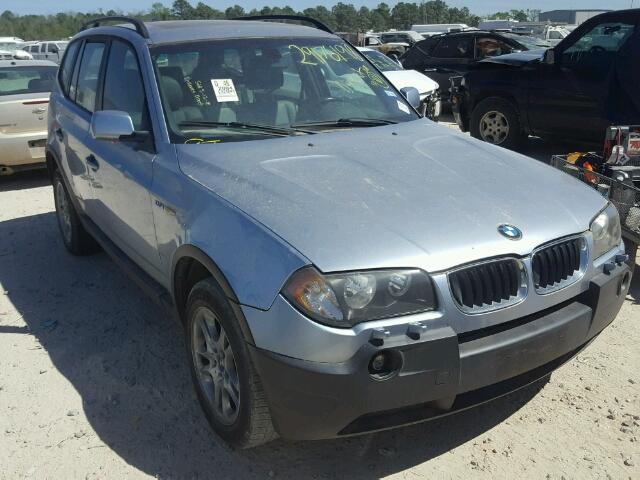 WBXPA73474WC42960 - 2004 BMW X3 2.5I SILVER photo 1