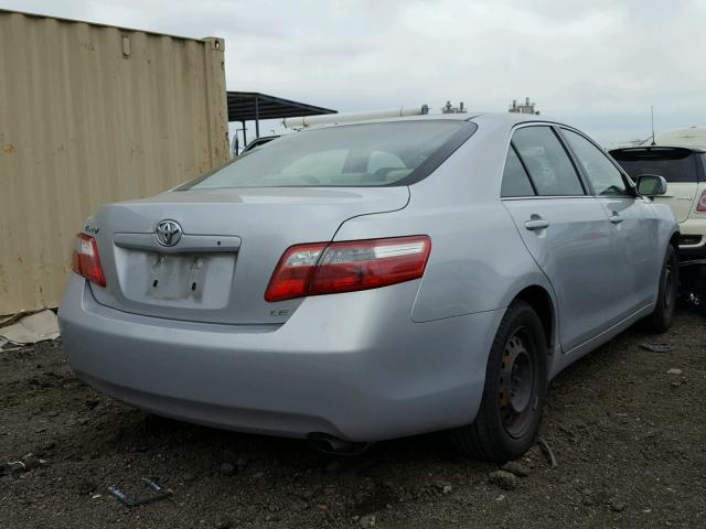 4T1BE46K67U575437 - 2007 TOYOTA CAMRY NEW SILVER photo 4
