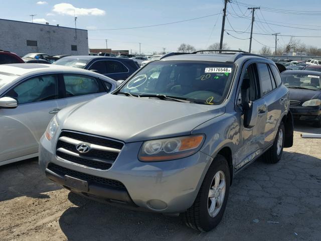 5NMSG13D97H119491 - 2007 HYUNDAI SANTA FE G SILVER photo 2